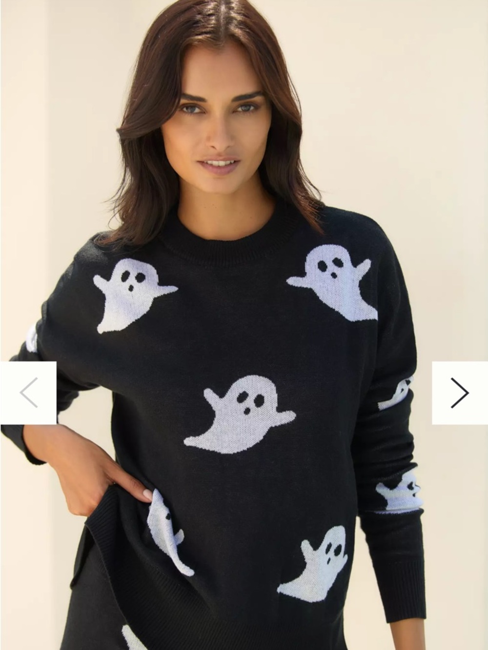 Beach Riot Ghost Crewneck Sweater